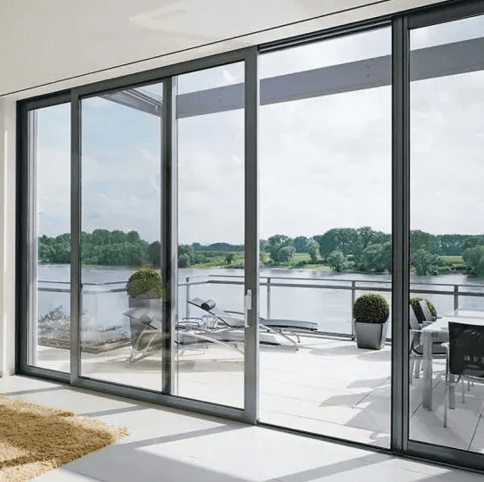 Aluminium sliding door