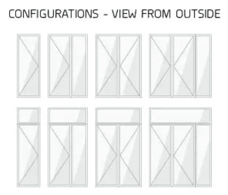 French door configurations